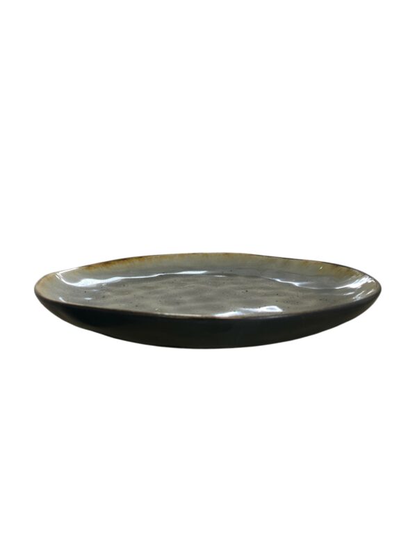 Assiette Plate émail réactif 27,5 cm Réf : P00149