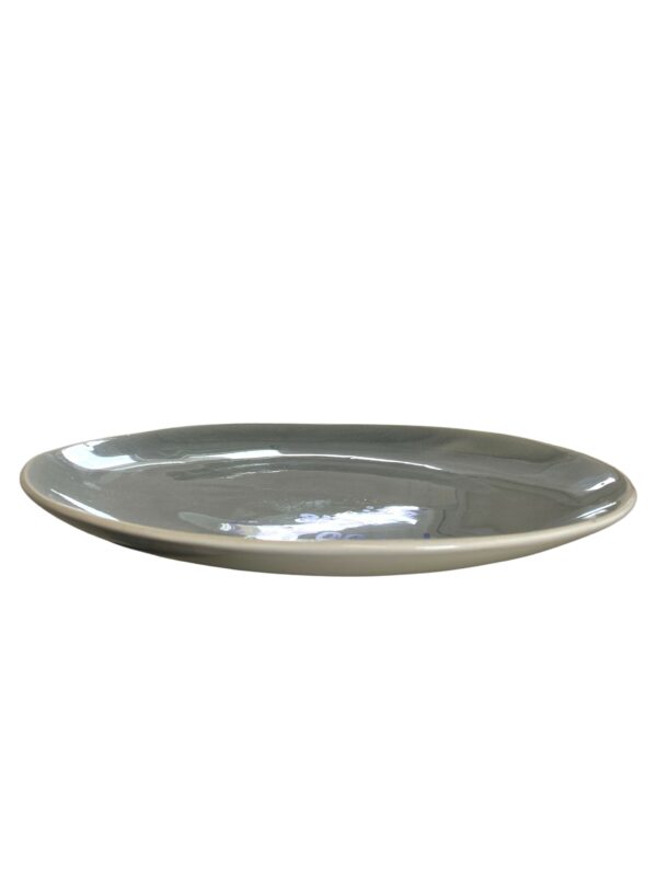 Assiette Plate émail réactif 28cm Réf : P00123