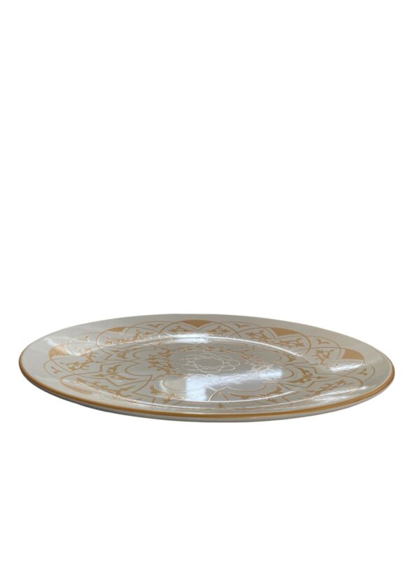 Assiette plate bords haut 28 cm REF : 92383