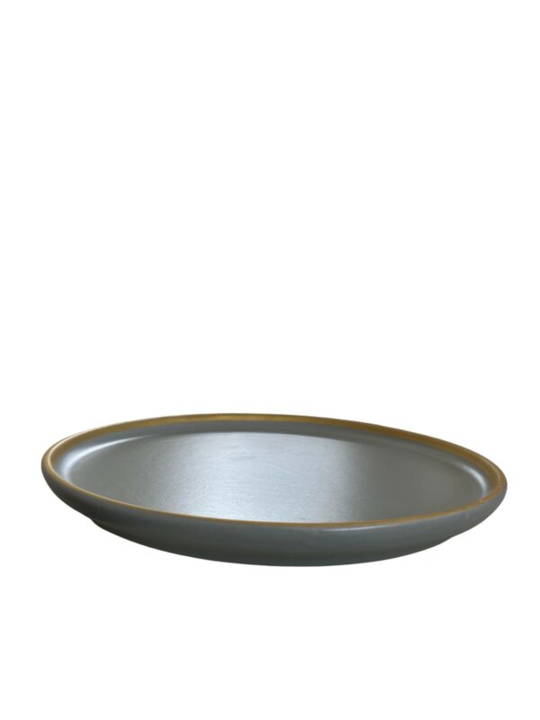 Assiette dessert bord haut or et bleu 22 cm REF : 24478