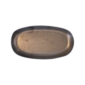 Plat Ovale couleur cuivre 29 cm REF : 204-0019