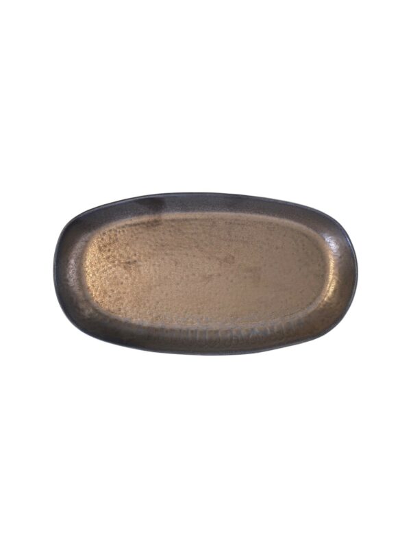 Plat Ovale couleur cuivre 29 cm REF : 204-0019
