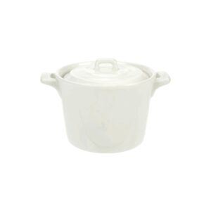 Mini cocotte Cosy & Trendy Blanc avec Couvercle 7 cm x 5 cm - 8 cl REF : 05707