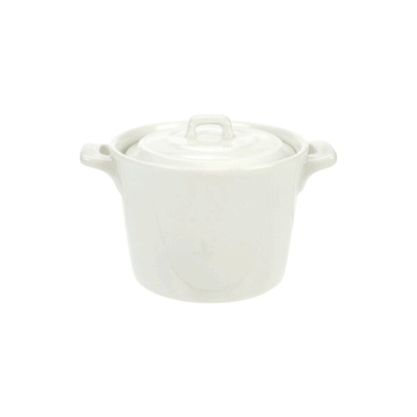 Mini cocotte Cosy & Trendy Blanc avec Couvercle 7 cm x 5 cm - 8 cl REF : 05707