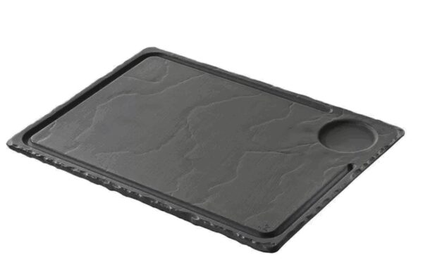 Assiette à steak Basalt 33x24cm - REF : 06131