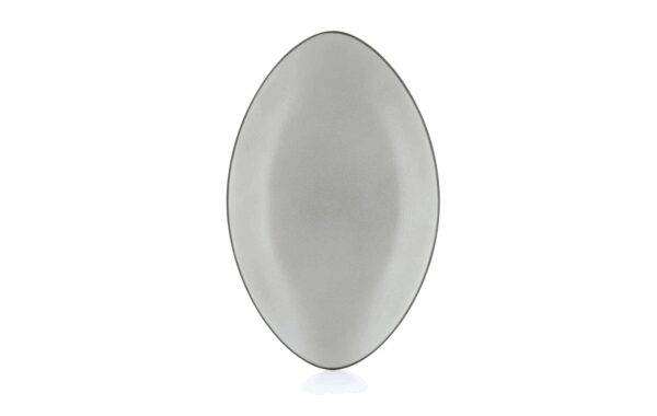 Assiette Ovale 35 CM Basalt - Céramique gris REF : 649555R