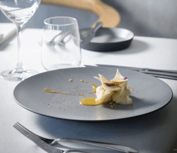 Assiette Plate Ronde 32 CM Basalt - Céramique gris REF : 649501R