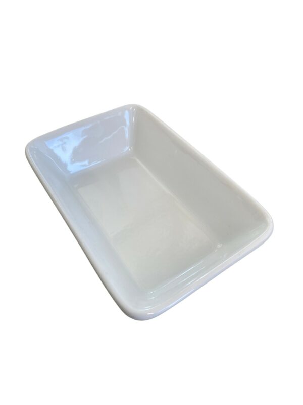 Ravier rectangulaire porcelaine blanche 15x10CM REF : 636269R