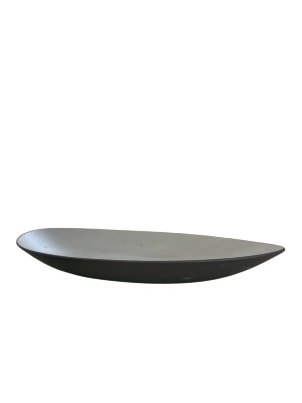 Assiette Ovale 35 CM Basalt - Céramique gris REF : 649555R